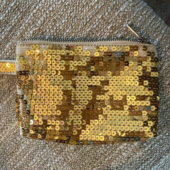 American Eagle Y2K sequin coin purse wristlet - Picture 2 of 7